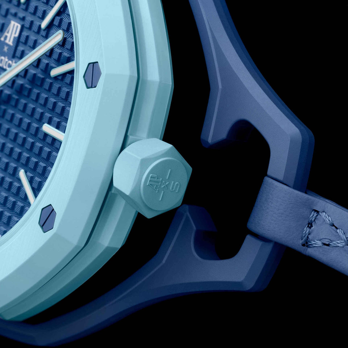 AP Swatch Royal Pop wrist strap adapter — how to wear Royal Pop on wrist, pocket watch conversion, clac release mechanism